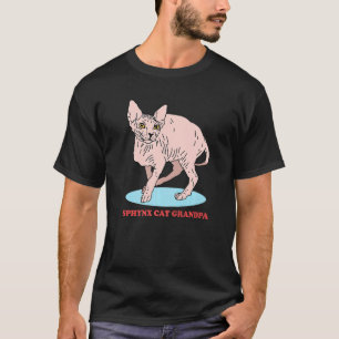 Herren Sphynx Katze Opa haarlose Katzenbesitzer Sp T-Shirt