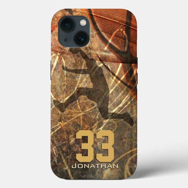 Herren Sport Slam Dunk Basketball Case-Mate iPhone Hülle (Rückseite)