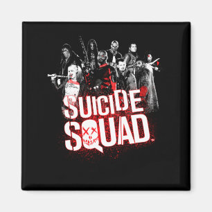 Herren Squad Squad Splatter Schwarz Performance Magnet
