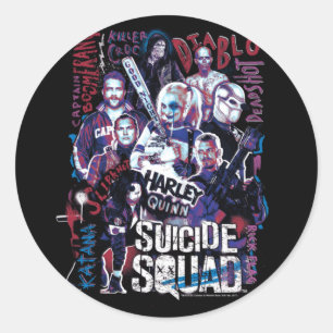 Herren Squad The Squad Performance Design Runder Aufkleber