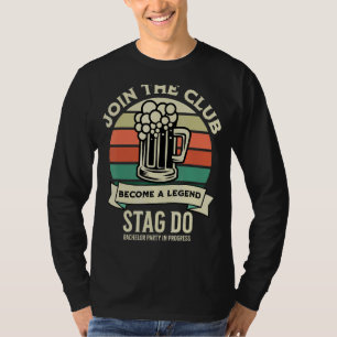 Herren Stag Do Party Drinking Team Bachelor Party T-Shirt