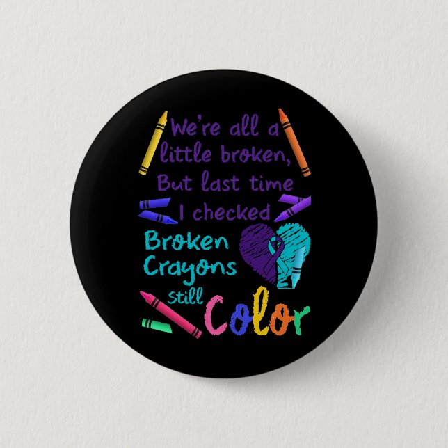 Herren Stay Colorful Consciousness Performance Button (Vorderseite)