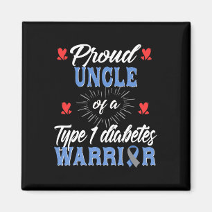 Herren T1D Stolzer Onkel Diabetes-Bewusstsein Typ Magnet