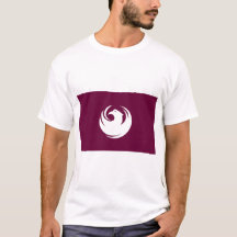 Herren T-Shirt mit Flagge von Phoenix City, Arizon