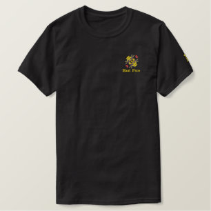 Herren T-Shirt mit Stickerei Basic Design