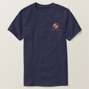 Herren T-Shirt mit Stickerei Basic Schnitt
