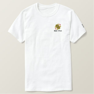 Herren T-Shirt mit Stickerei Basic Style