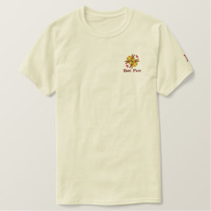 Herren T-Shirt mit Stickerei Basic Style