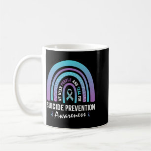 Herren tragen Teal Purple zur Suizidprävention Kaffeetasse