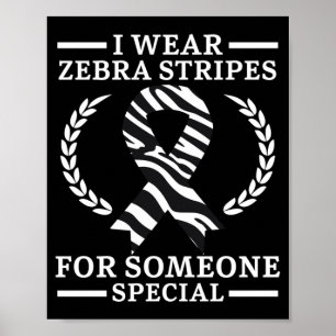 Herren tragen Zebrastreifen für jemanden Besondere Poster