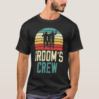 Herren Trauzeugen Crew Bräutigam Junggesellenabsch T-Shirt