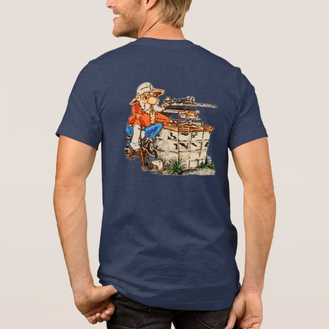 Herren Tri-Blend Shirt (Rückseite)