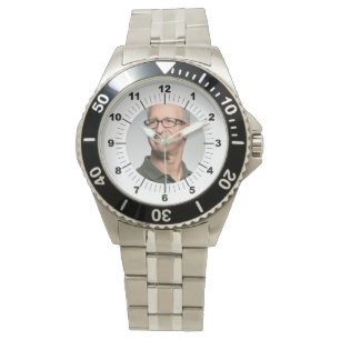 Herren-Uhr - Personalisiert - Edelstahl Armbanduhr