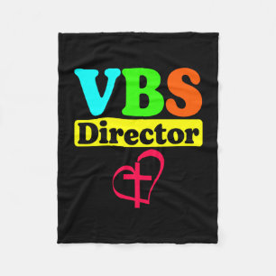 Herren VBS-Crew Vacation Bible School Gruppen-Matc Fleecedecke
