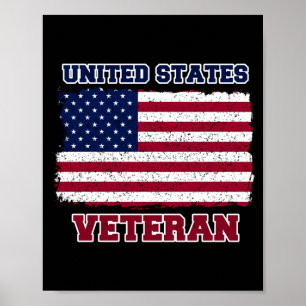 Herren Veteranen-Shirt für Männer - Vereinigte Sta Poster