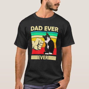 Herren Vintage Bester Katzenvater überhaupt Bump F T-Shirt