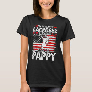 Herren Vintage Mein Lieblings-Lacrosse-Spieler Nen T-Shirt