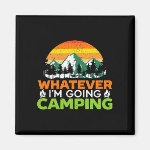 Herren was auch immer Camping Camper Naturliebhabe Magnet