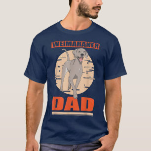 Herren Weimaraner Papa Hundebesitzer Weimaraner T- T-Shirt