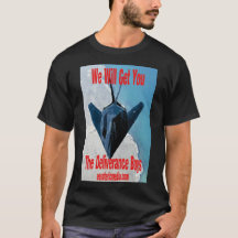 Herren "Wir werden Euch kriegen" schwarzes T-Shirt