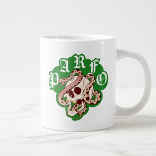 Herren-Wochenende-Scramble-Badass-Totenkopf-Schlan Jumbo-Tasse