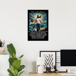 Herrengebets-Ufer-Glaube-Wächter Poster