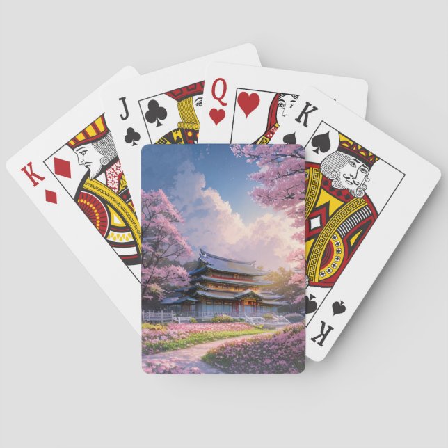 Herrenhaus in Japan Spielkarten (Rückseite)