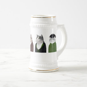 HERRENKATZEN Stein Bierglas