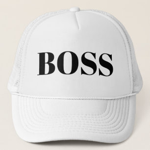 Herrenmode Lustige Neuheit Baseball BOSS Truckerkappe