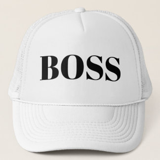 Herrenmode Lustige Neuheit Baseball BOSS Truckerkappe