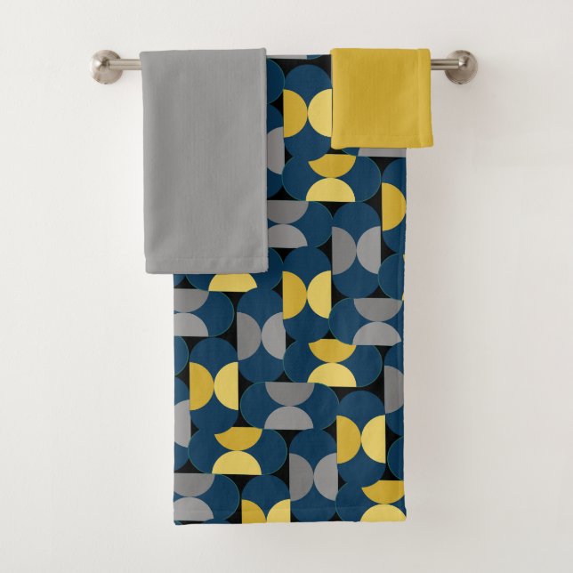 Herringbone-Badetuch-Set im Neujahr Badhandtuch Set (Insitu)