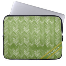 Herringbone-Muster für Forest Green Personal