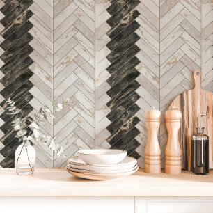 Herringbone Zickzack Tapete