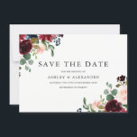 Herrliche Blume Blush & Burgund Hochzeit Save The Date<br><div class="desc">Herrliche Blush & Burgund Blume Elegant Wedding Save the Date Sehen Sie unseren Shop für die passende Einladung, UAWG und mehr Sie können diese Save the Date anpassen, um meine persönlichen Touchs, wie Fotos, Bilder hinzuzufügen. Sie können die Hintergrundfarbe so ändern, dass sie Ihren Hochzeitsfarben entspricht.</div>