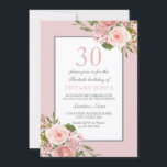 Herrliche Blume Frauen 30. Geburtstag Party einlad Einladung<br><div class="desc">Herrliche Blume Frauen 30. Geburtstag Party Einladung Sehen Matching Kollektion im Store</div>