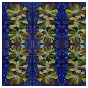 Herrliche Delphinium-Blume handgemalt Stoff