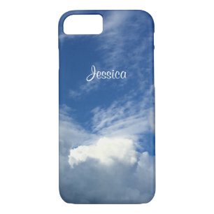 Herrliche fette Wolken in einem blauen u. weißen Case-Mate iPhone Hülle