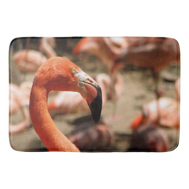 Herrliche Flamingo Bath Mat! Badematte (Vorderseite)