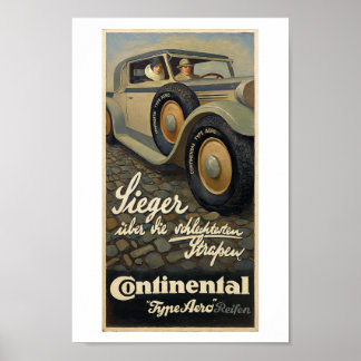 herrliche FULLFARBIGE deutsche Werbung um 1935 Poster