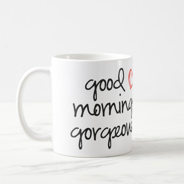 Herrliche Kaffee-Tasse des gutenmorgens Kaffeetasse (Links)