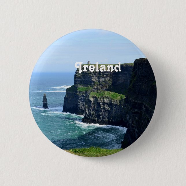 Herrliche Klippen von Moher Button (Vorderseite)