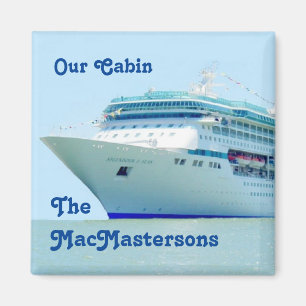 Herrliche Kreuzschiff Stateroom Tür-Markierung Magnet