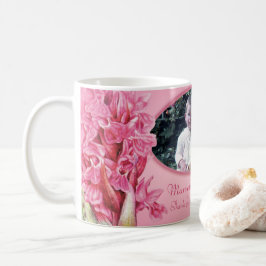 Herrliche Mama-Rosa-Orchideen-Blume Kaffeetasse