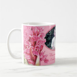 Herrliche Mama-Rosa-Orchideen-Blume Kaffeetasse