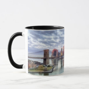 Herrliche Morgenansicht- und -stadtreflexionen Tasse