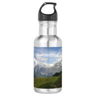 Herrliche Schweizer Landschaft Trinkflasche