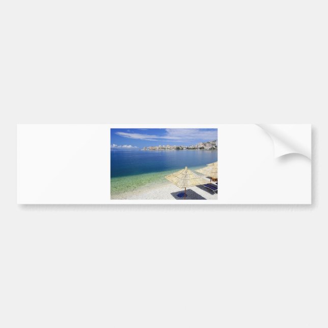 HERRLICHE STRAND-ANSICHT AUTOAUFKLEBER (Vorne)
