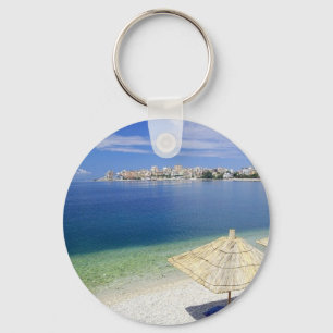 HERRLICHE STRAND-ANSICHT SCHLÜSSELANHÄNGER