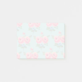 Herrliche verblaßte rosa Rosenpost-itanmerkungen Post-it Klebezettel