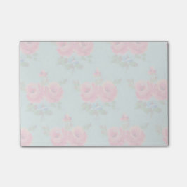 Herrliche verblaßte rosa Rosenpost-itanmerkungen Post-it Klebezettel